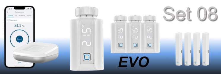 SET 08 Heizkper EVO Red Dot ab 3 Rume