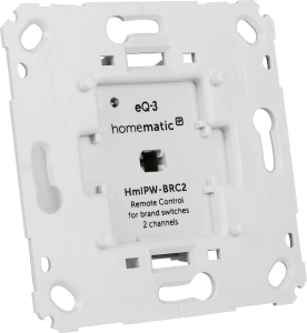 Homematic IP Wired Wandtaster für Markenschalter - 2-fach