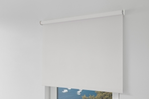 Cremeweiss - erfal SmartControl Homematic IP Rollo - Länge 160 cm - Lichtdurchlässig