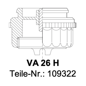 Ventiladapter VA26H