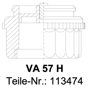Ventiladapter VA57H