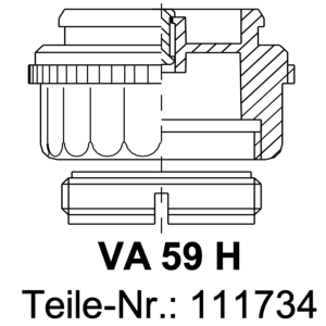 Ventiladapter VA59H