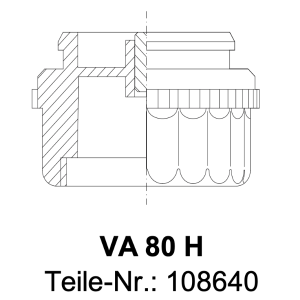Ventiladapter VA80H