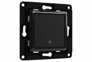 Shelly  Wall Switch 1  Wandtaster  1-fach  Schwarz