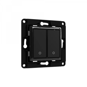 Shelly  Wall Switch 2  Wandtaster  2-fach  Schwarz