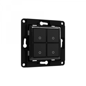 Shelly  Wall Switch 4  Wandtaster  4-fach  Schwarz
