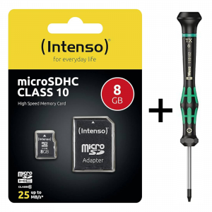 CCU3 Rescue KIT -  MicroSD Karte mit Werkssoftware und Werkzeug zur Montage