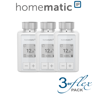 3er Set Homematic IP Smart Home Heizkrperthermostat flex HmIP-eTRV-F