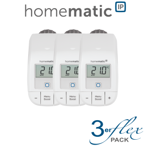 3er Set Homematic IP Heizkrperthermostat - basic- HmIP-eTRV-B-2