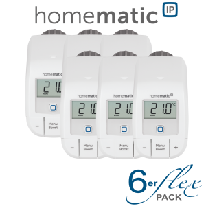 6er Set Homematic IP Heizkrperthermostat - basic- HmIP-eTRV-B-2