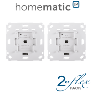 2er Set - Homematic IP Jalousieaktor fr Markenschalter - HmIP-BBL