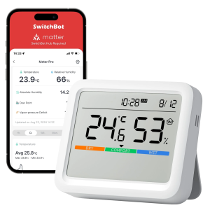 SwitchBot Meter Pro Wetterstation Thermometer Hygrometer wei