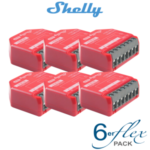 Shelly 1PM Gen4 - 6er Pack