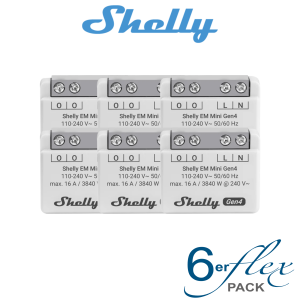 Shelly EM Mini Gen4 - 6er Pack
