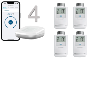Homematic IP Heizungssteuerung 4er Set