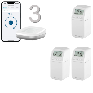Homematic IP Heizkrperthermostat kompakt plus 3er Paket