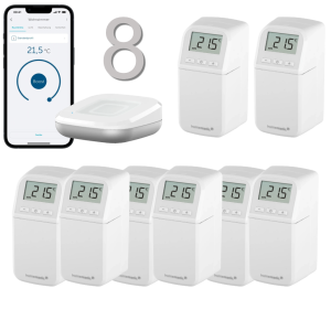 Homematic IP Heizkrperthermostat kompakt plus 8er Paket
