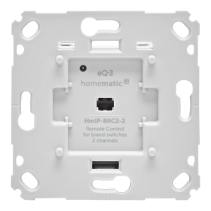 Homematic IP Wandtaster f�r Markenschalter 2-fach - 161839A0