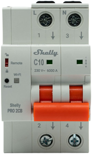 Shelly Pro 2CB C10A