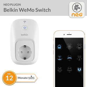 NEO PlugIn Belkin WeMo Switch - 12 Monate SUS
