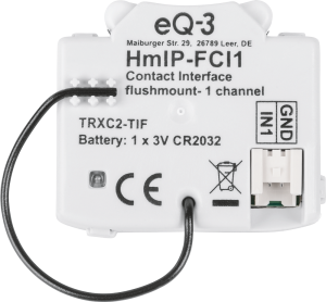 Homematic IP Kontakt-Schnittstelle Unterputz - 1-fach