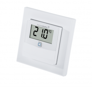 Homematic IP Wired Temperatur- und Luftfeuchtigkeitssensor mit Display innen