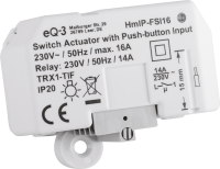 Homematic IP Schaltaktor mit Tastereingang (16 A), Unterputz
