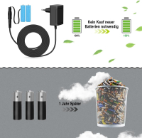 Batterieadapterset - Batterieersatz f�r 2 St�ck AA Batterien 3V