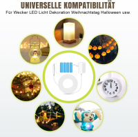 Batterieadapterset - Batterieersatz fr 4 Stck AA Batterien 6V