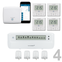 Homematic IP Fubodenheizungssteuerung motorisch fr 4 Rume WTH-B