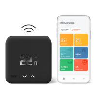 Starter Kit - Smartes Thermostat V3+ (Funk) Black Edition fr Heizthermen und Gasetagenheizungen