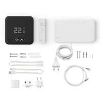 Starter Kit - Smartes Thermostat V3+ (Funk) Black Edition für Heizthermen und Gasetagenheizungen