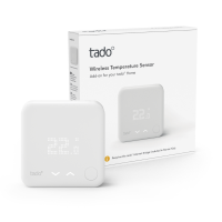 tado° Funk-Temperatursensor, Zusatzprodukt für Smarte Heizkörper-Thermostate