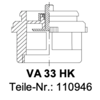 Ventiladapter VA33HK