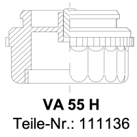 Ventiladapter VA55H
