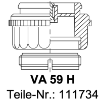 Ventiladapter VA59H