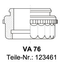 Ventiladapter VA76