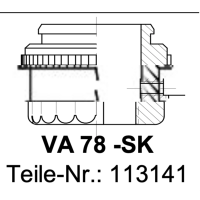 Ventiladapter VA78-SK