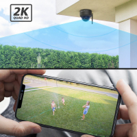 berwachungskamera FOSCAM D4Z 4 MP DUAL-BAND WLAN PTZ DOME (schwarz)