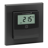 Homematic IP Temperatur- und Luftfeuchtigkeitssensor mit Display innen, anthrazit