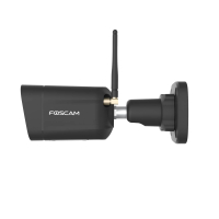 Foscam V5P 5 MP Dual-Band WLAN berwachungskamera mit integriertem Scheinwerfer und einer Alarmsirene (schwarz)