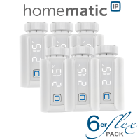 6er Set Homematic IP Heizkrperthermostat - Evo-HmIP-eTRV-E