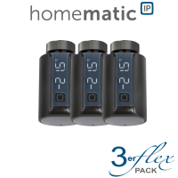 3er Set Homematic IP Smart Home Heizkrperthermostat Evo ,anthrazit-HmIP-eTRV-E-A