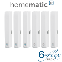 6er Set - Homematic IP - Fenster- und Trkontakt - optisch - HMIP-SWDO-2