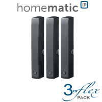 3er Set - Homematic IP Fenster- und Trkontakt - optisch, anthrazit - HmIP-SWDO-A - 160027A0