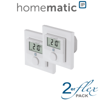 2er Set - Homematic IP Wandthermostat mit Schaltausgang - fr Markenschalter - HmIP-BWTH