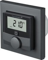 6er Set - Homematic IP Wandthermostat anthrazit mit Schaltausgang - fr Markenschalter - HmIP-BWTH