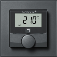 6er Set - Homematic IP Wandthermostat anthrazit mit Schaltausgang - fr Markenschalter - HmIP-BWTH