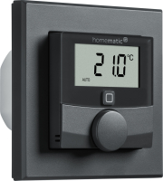 6er Set - Homematic IP Wandthermostat anthrazit mit Schaltausgang - fr Markenschalter - HmIP-BWTH