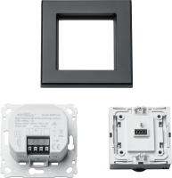 6er Set - Homematic IP Wandthermostat anthrazit mit Schaltausgang - fr Markenschalter - HmIP-BWTH